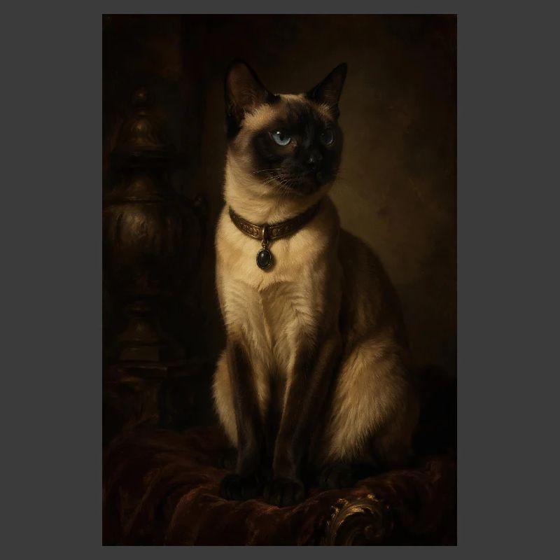 Nocturne Siamese Portrait