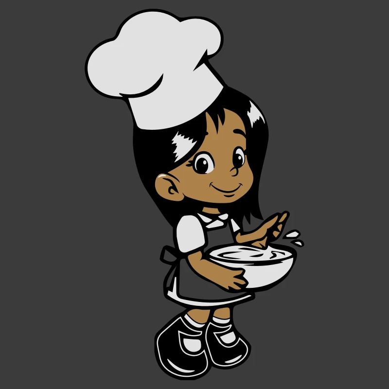 kochen kleines mädchen
