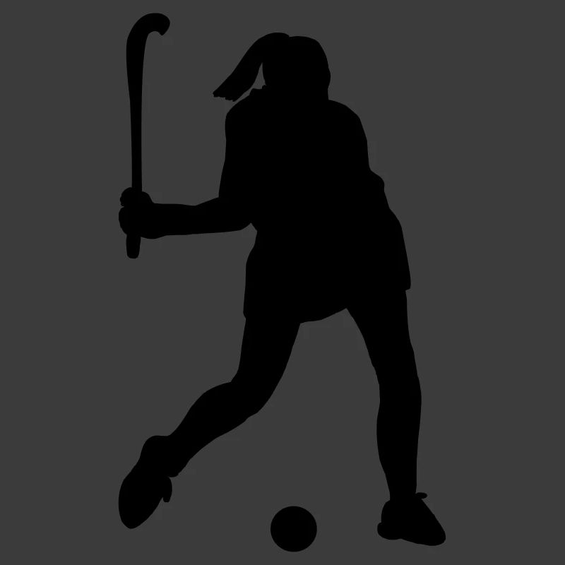 Hockey player shadow image