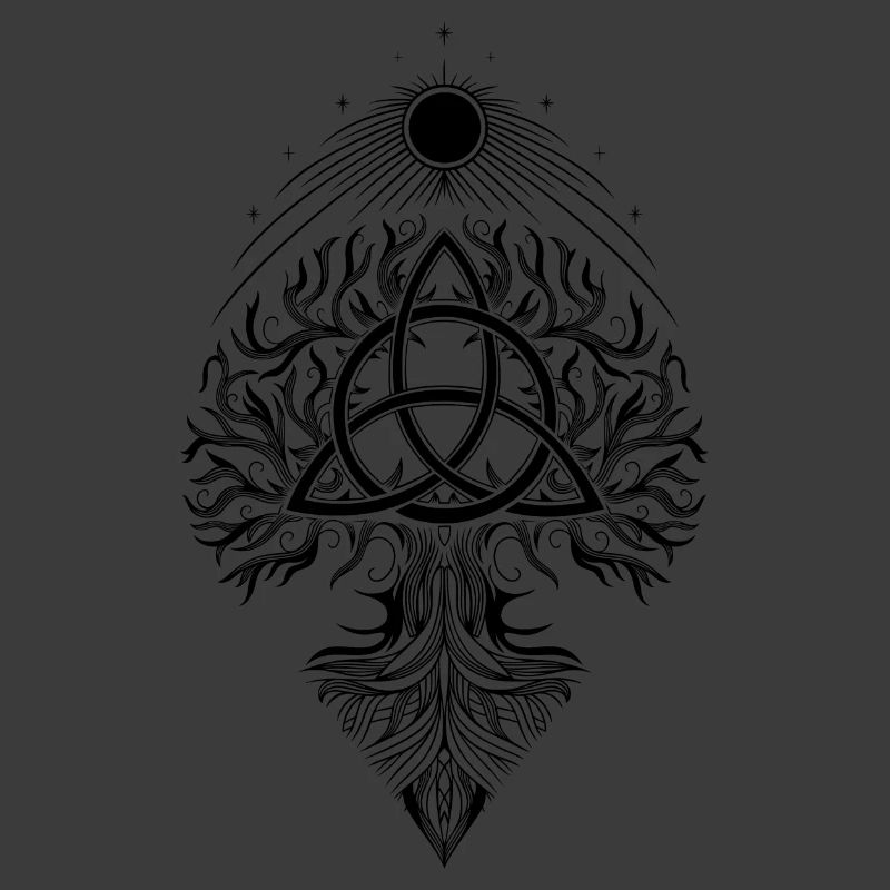Yggdrasil Lebensbaum Triquetra
