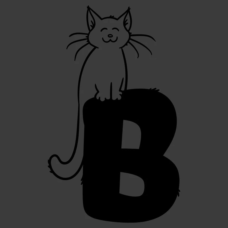 Katze Buchstabe B
