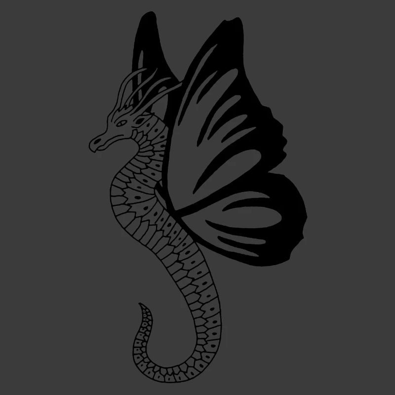 Schwarzer Schmetterlingsdrache