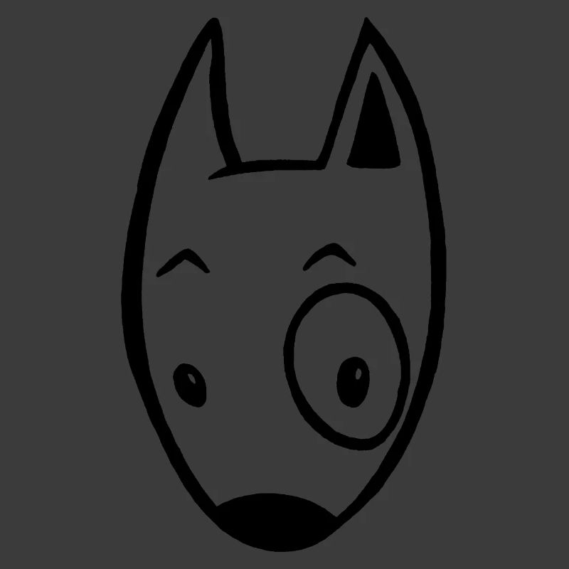 Kleiner schwarzer Hund