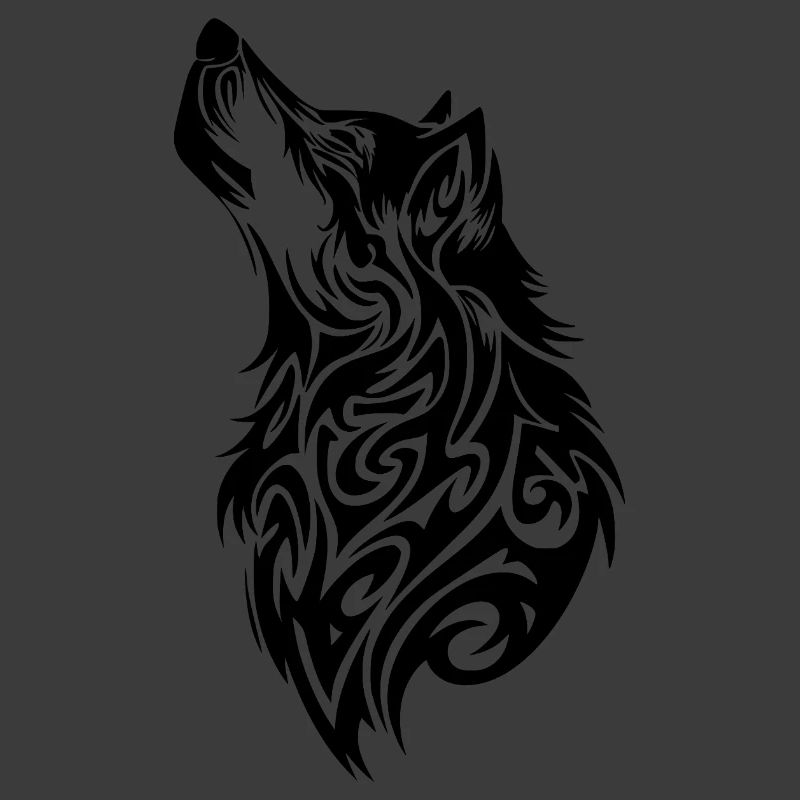 Wolf Tribal Tattoo