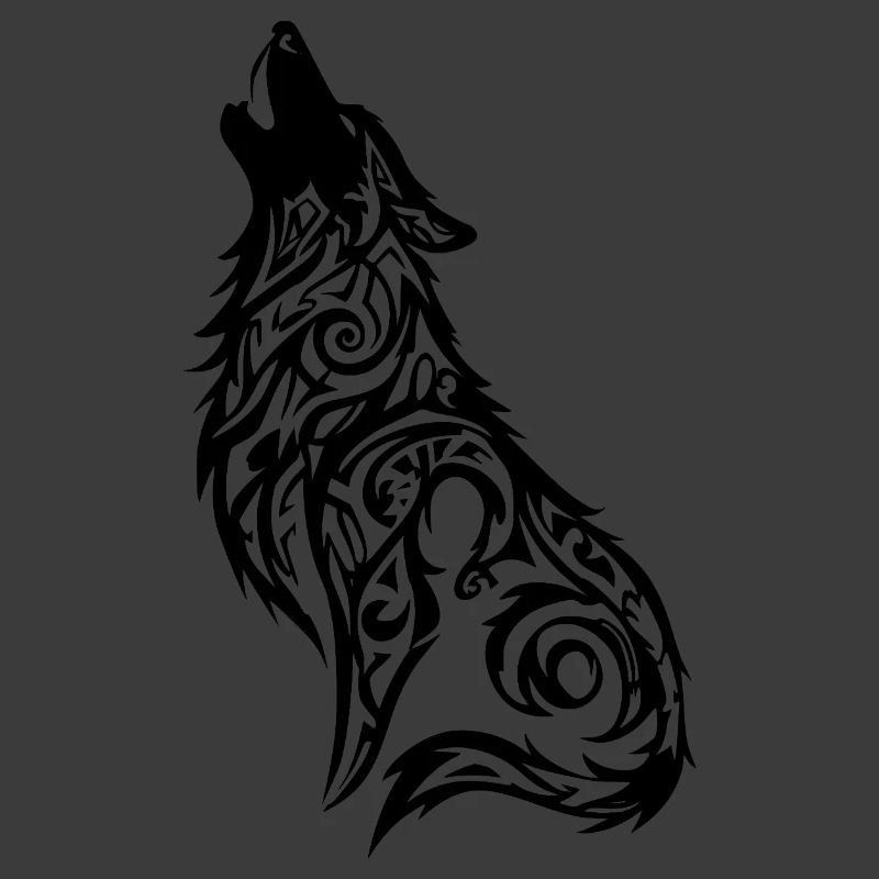 Wolf Tribal Tattoo