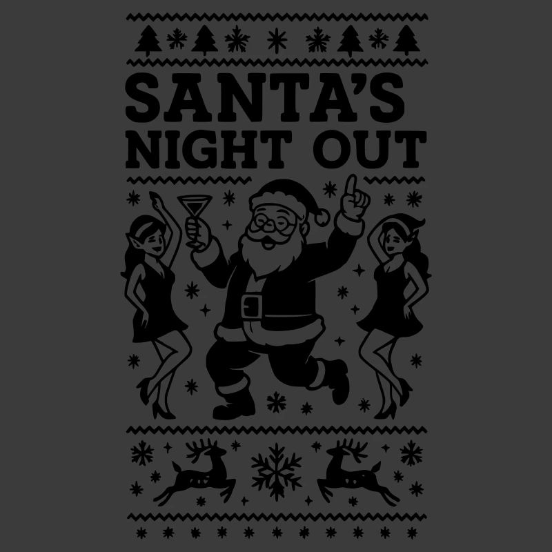 Weihnachtsmann Feier Party