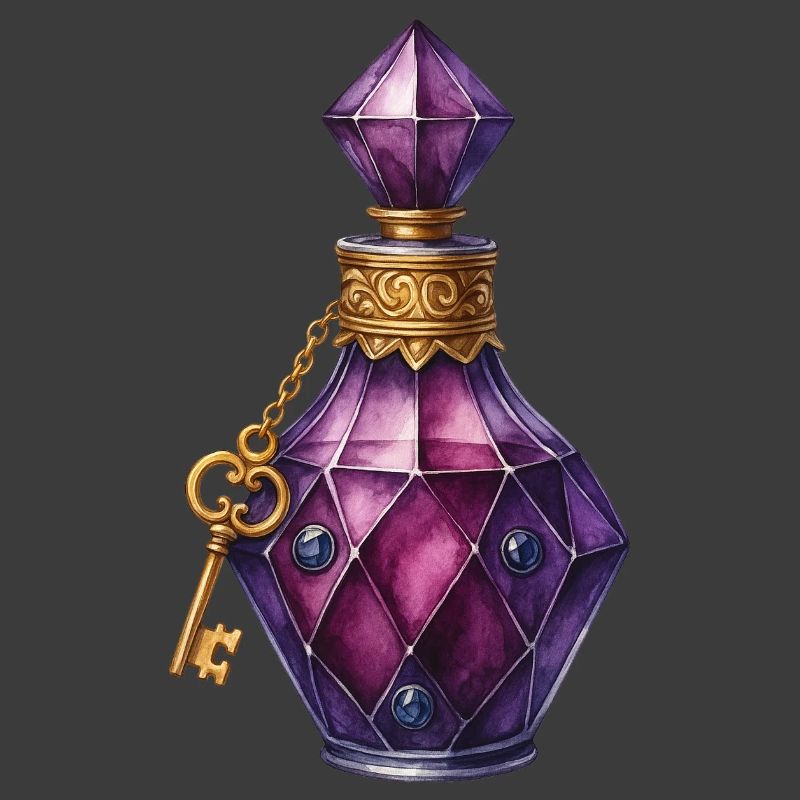 Magic Potion Elixir Vial Jewel Spell Potion