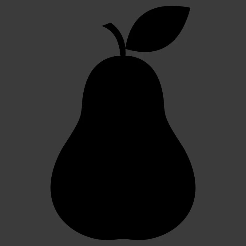 Birne silhouette Obst minimal