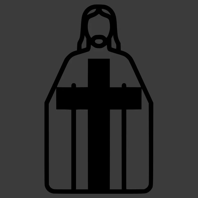 Jesus Christ Silhouette Cross Vector