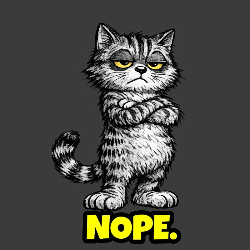 Nope. – Grumpy Katze (Chef Vibes)