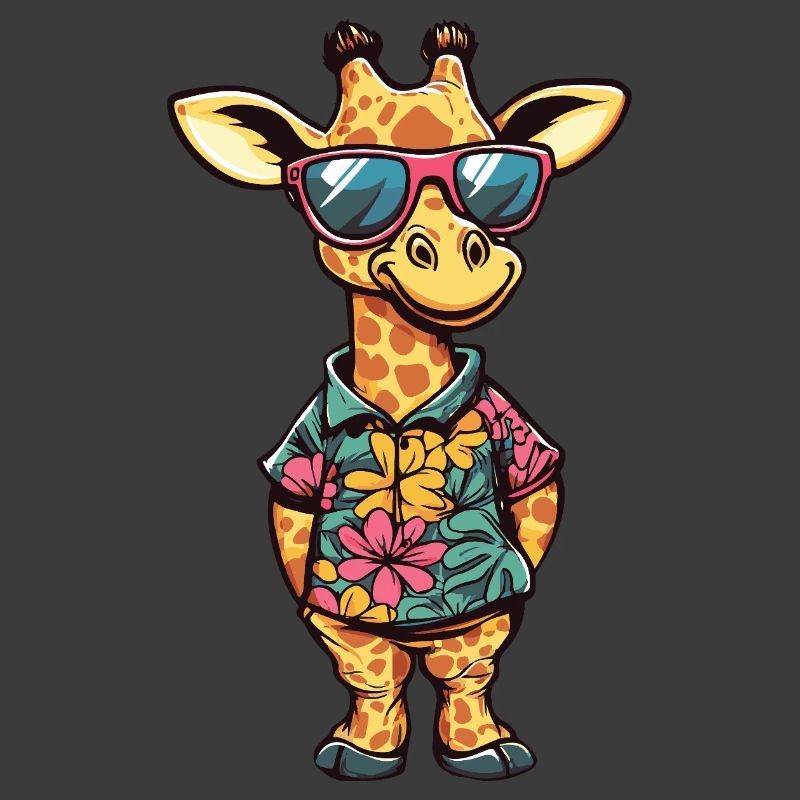 Giraffe Comic Vacation