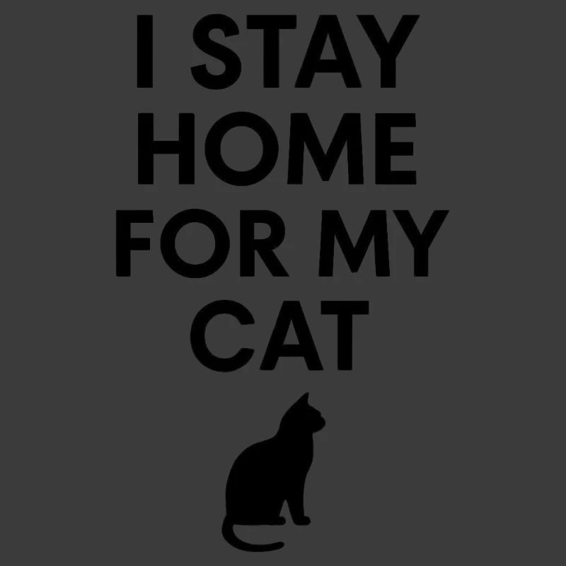 Je reste à la maison pour mon chat