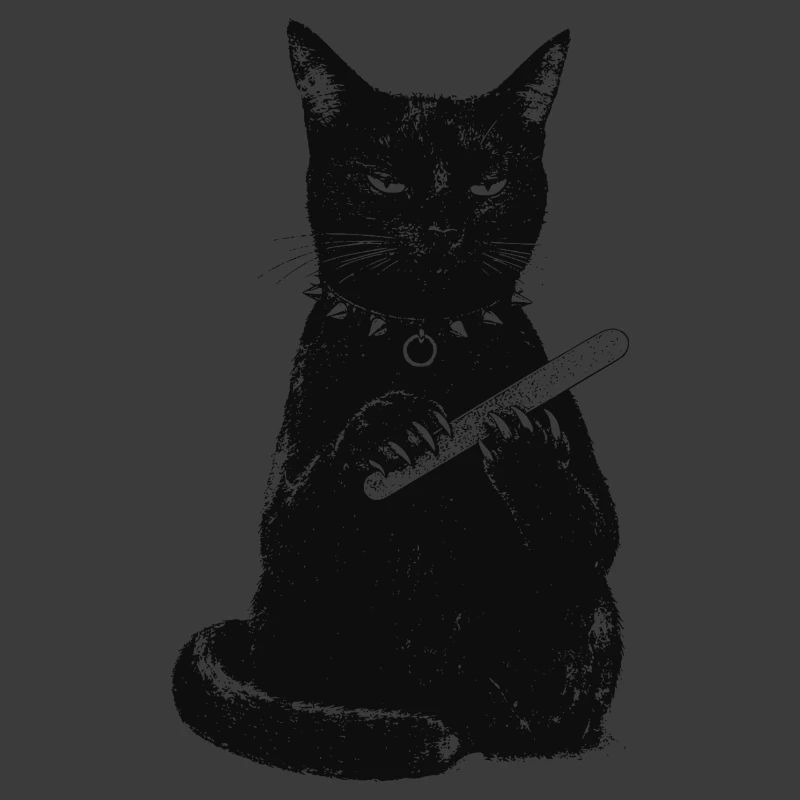 Cat with nail file