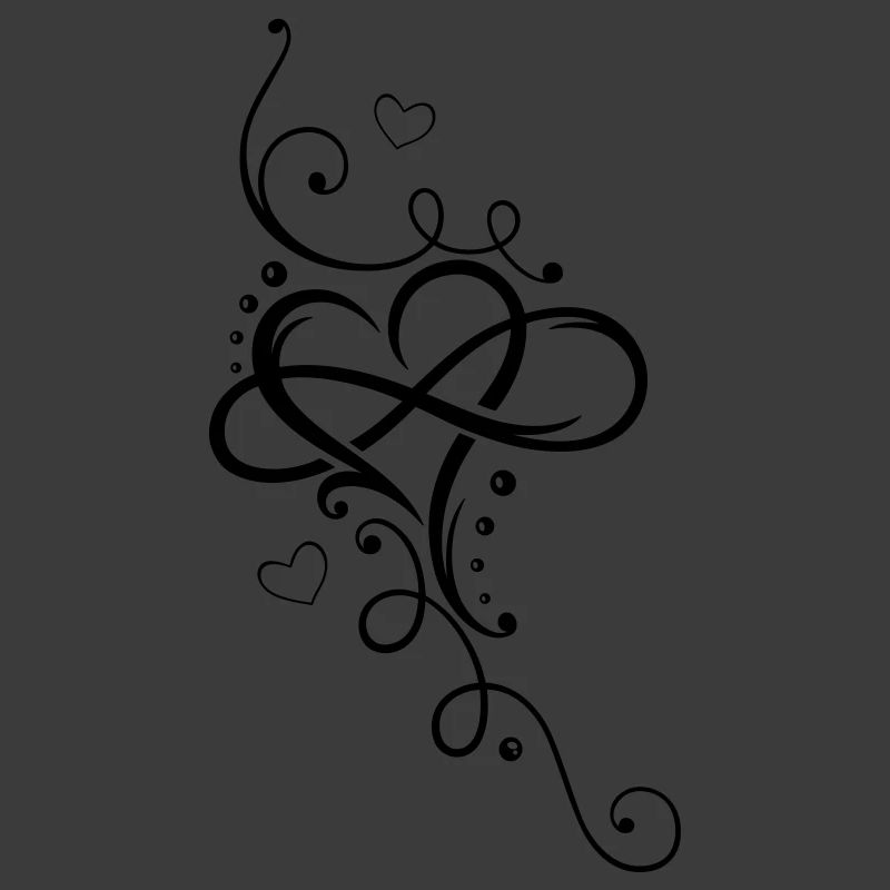 Herz, Unendlichkeit, heart, infinity