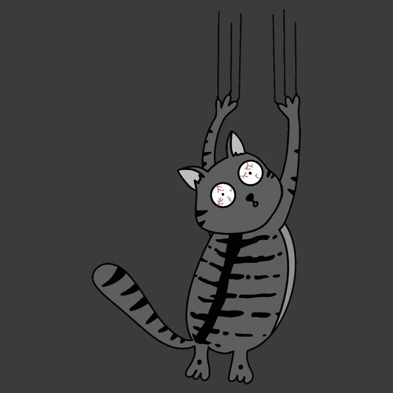Panic Cat Striped Version