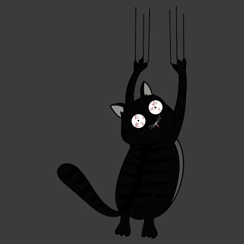 Panic Cat (version noire)