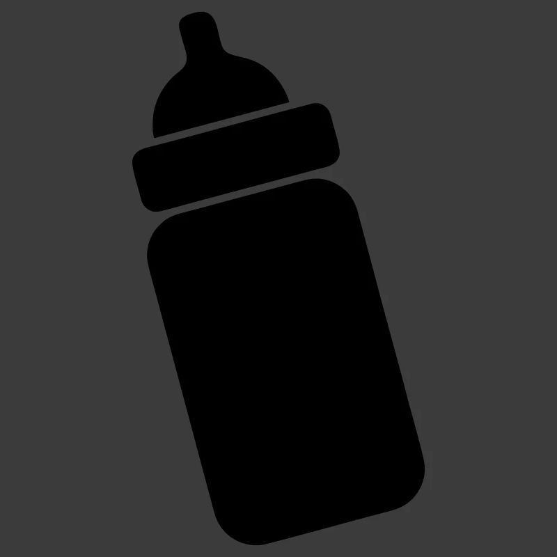 Image de teinte transparente du biberon