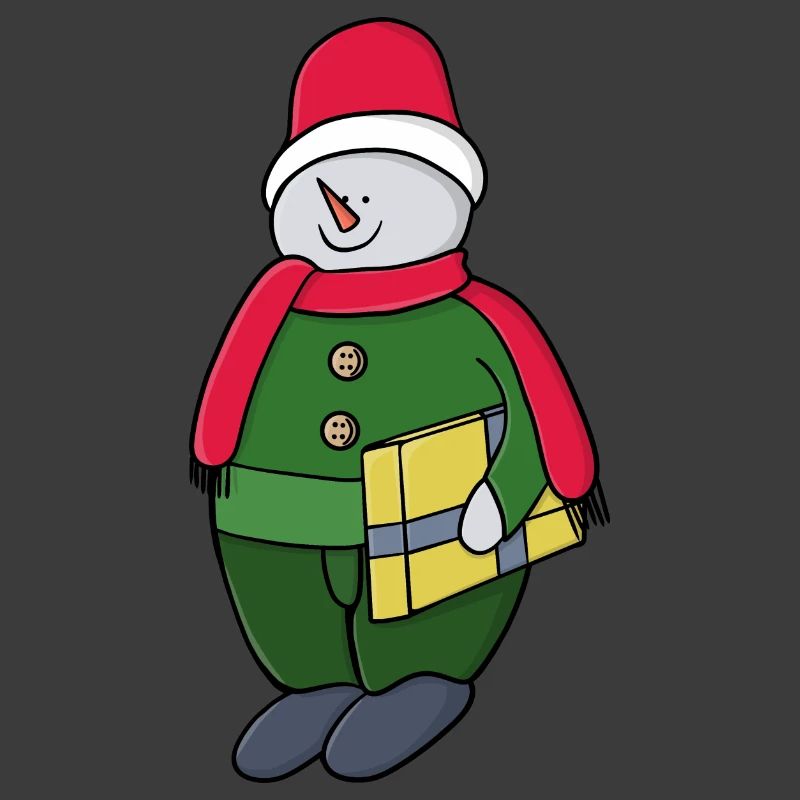Kalter Winter Schneemann