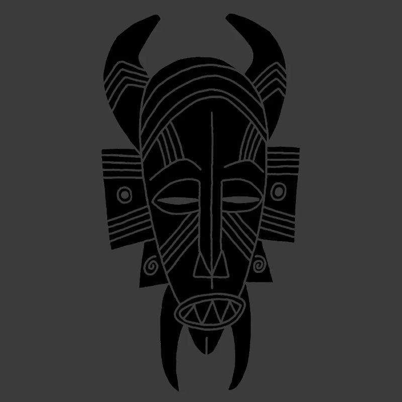 Afrikanischer schwarzer Dämon