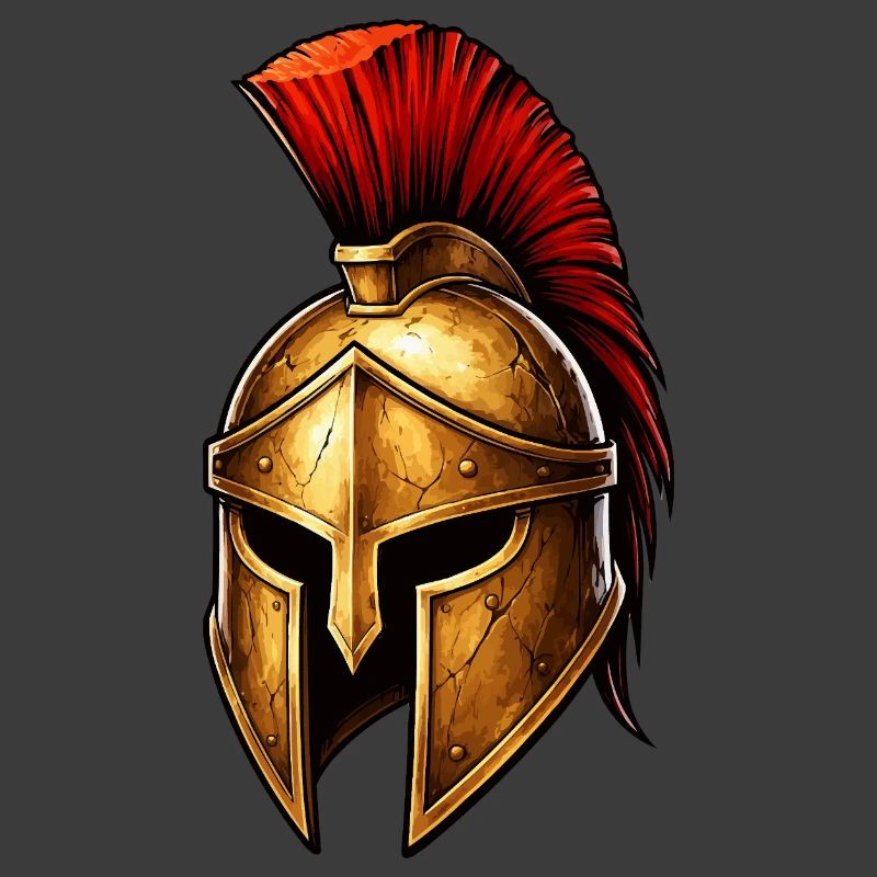 Spartanischer Ritterhelm