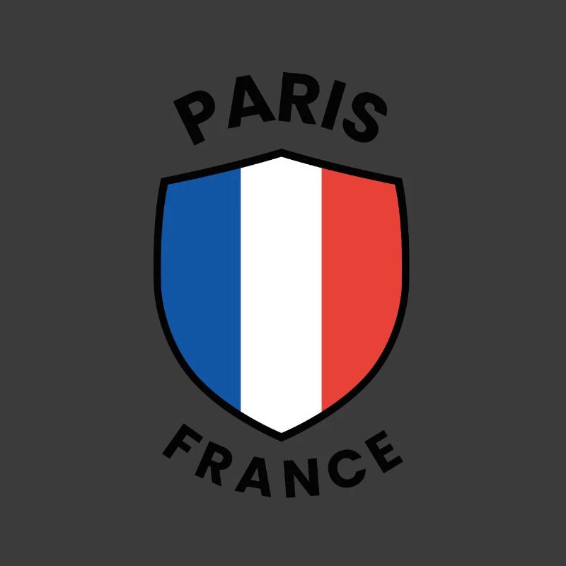 Conception du drapeau de Paris sur le bouclier