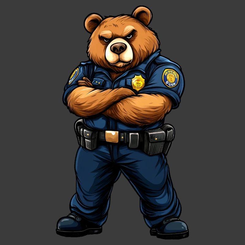 Bären Polizei - Braunbär