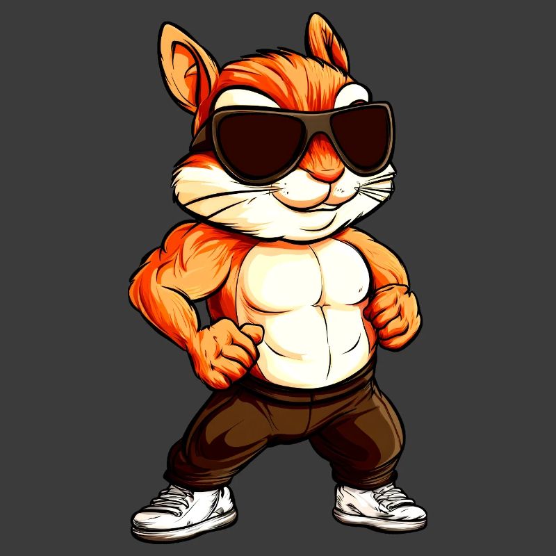 Cooles Streifenhörnchen