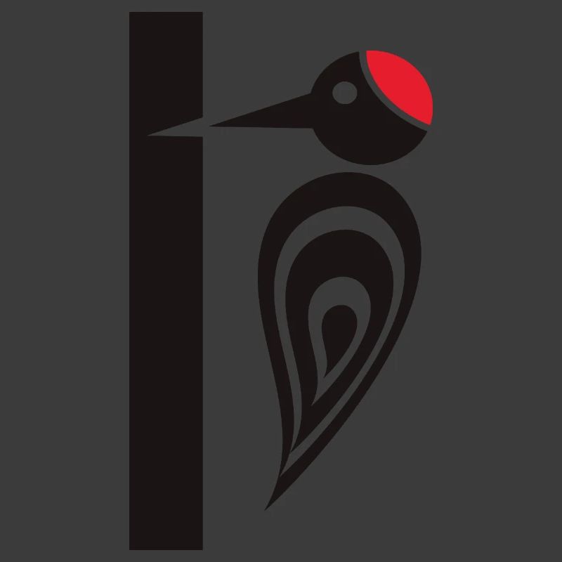 Specht am Baum - Zimmermannsvogel
