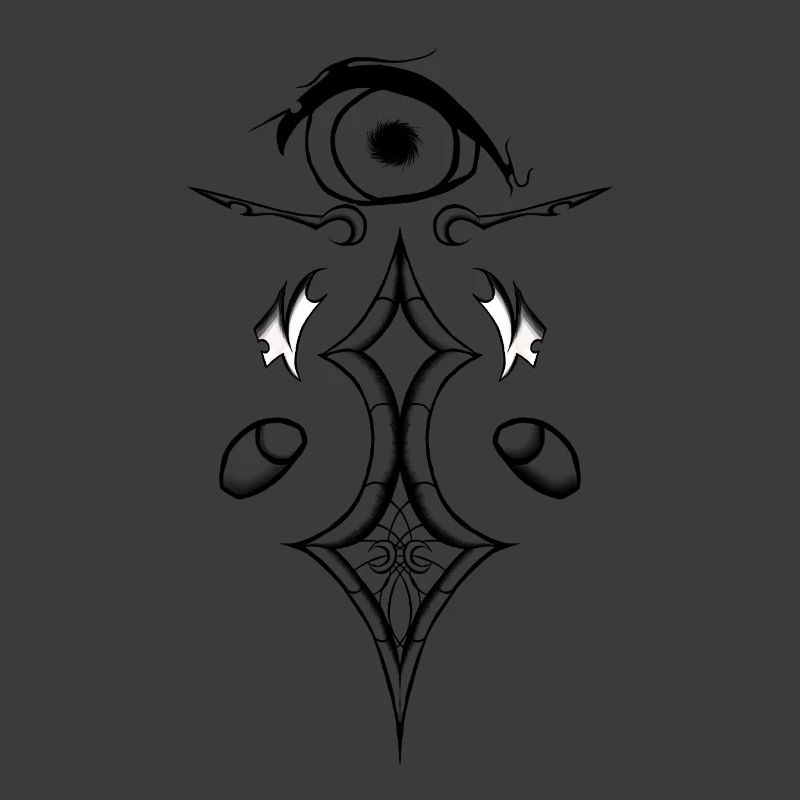 Nächtliche Augen-Silhouette