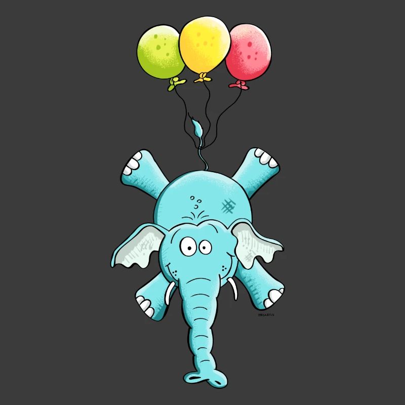 Elephant with balloons