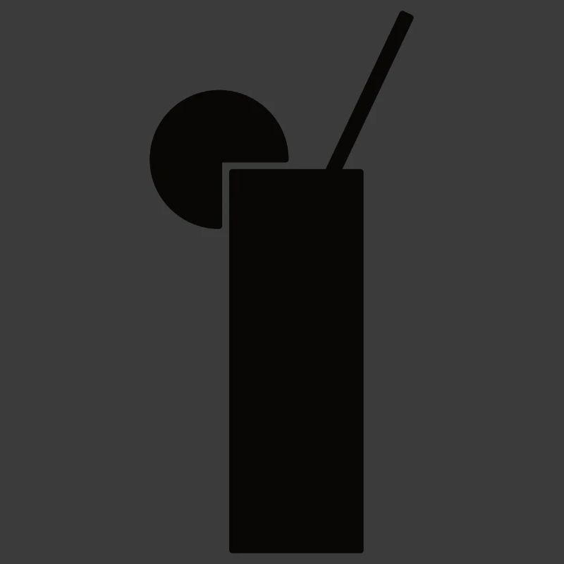 Drink Design in schwarz