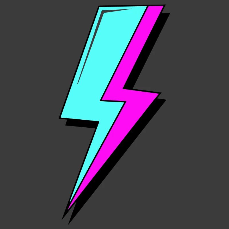 Psychedelic Neon Lightning