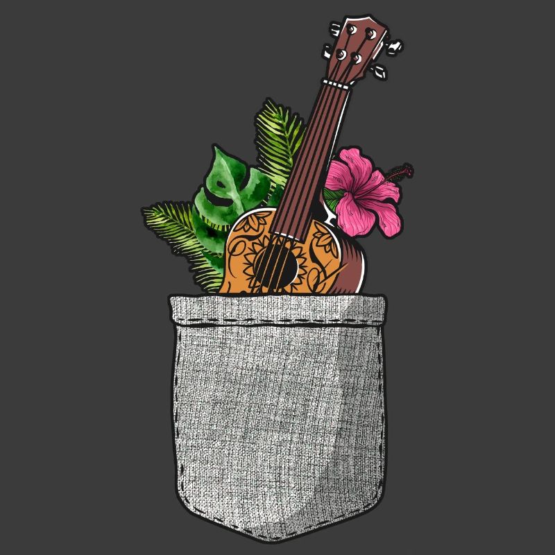 Hawaiian Ukulele Uke Pocket