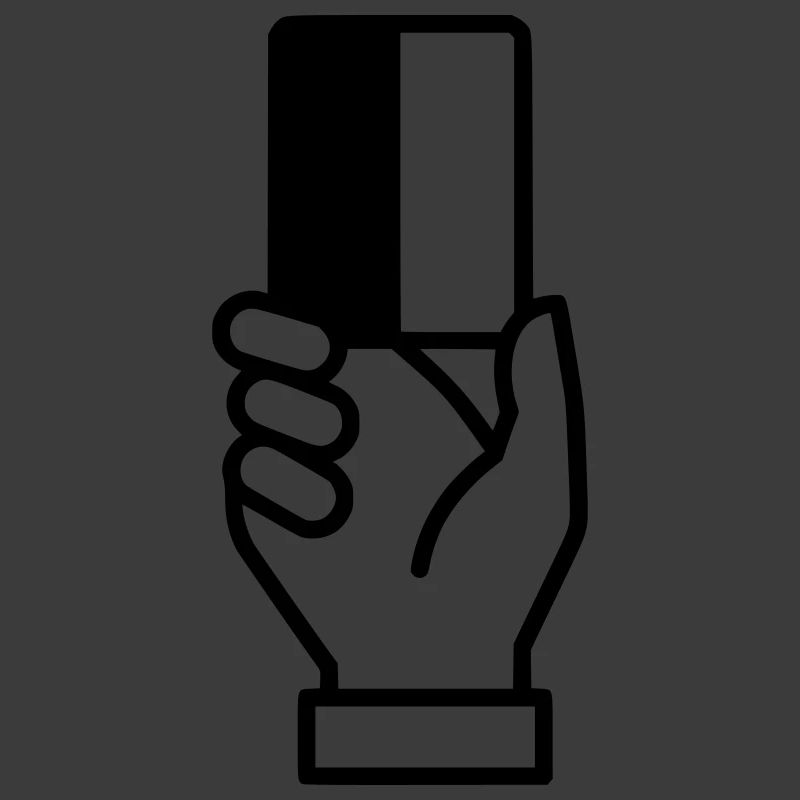 Referee Card Sending-Off Vector