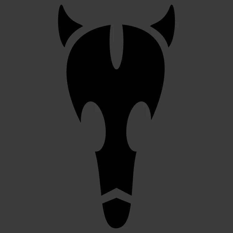 Alien Stier Schädel