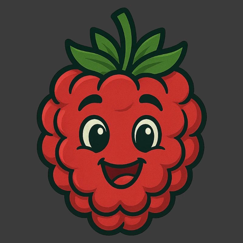 Framboise heureuse
