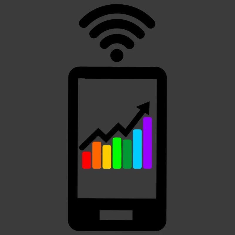 Better results colored graph in smartphone