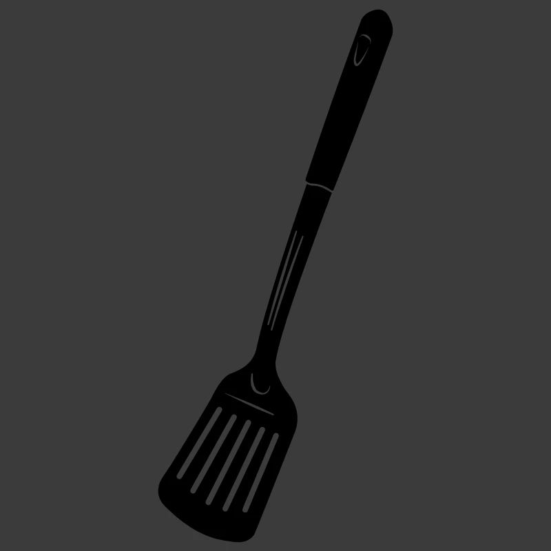 Küchenutensilien Fritteuse oder Backlöffel