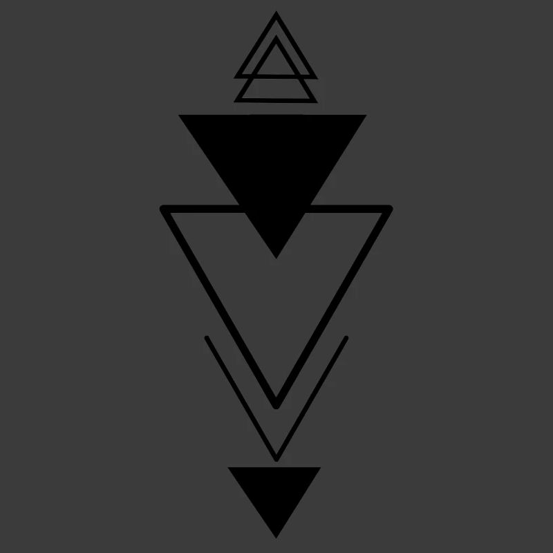 Triangular symbol (black)