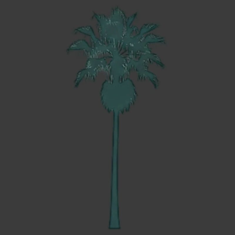 Tropischer Palmenbaum Design