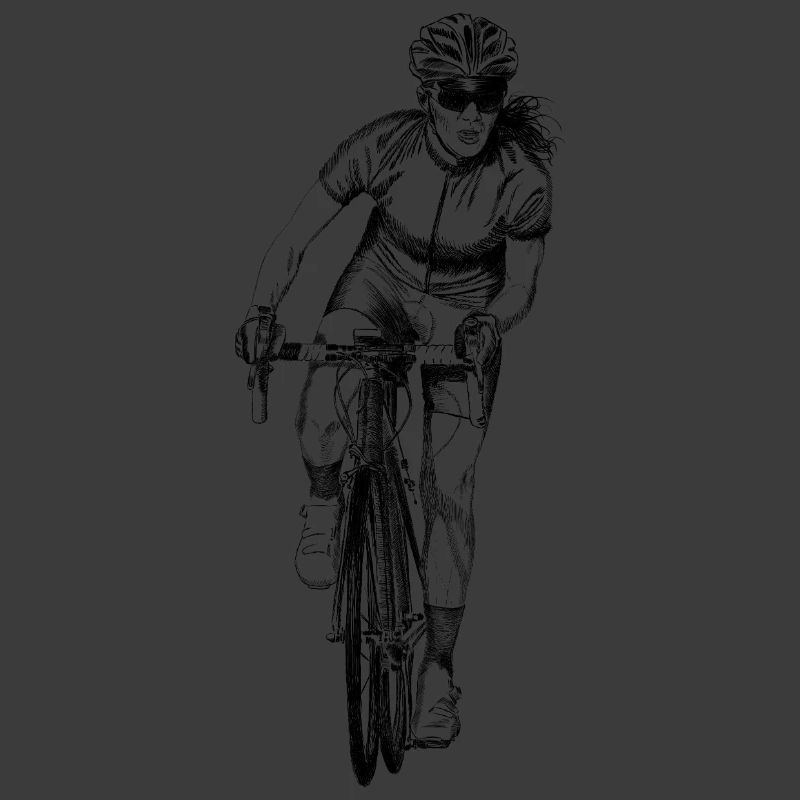 Radfahrerin