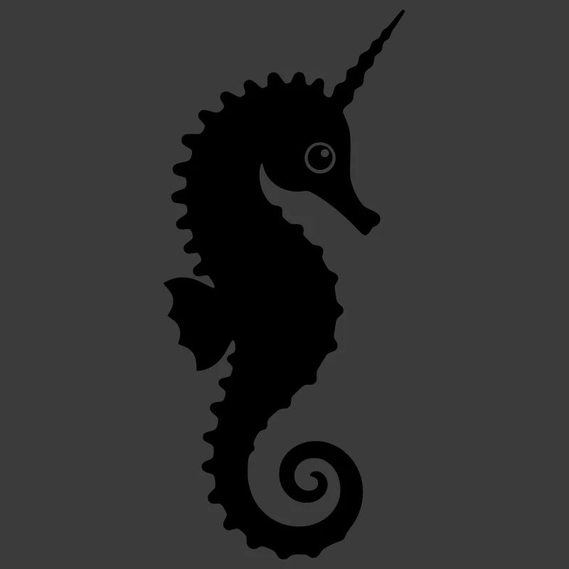 Niedliches Einhorn-Seepferdchen