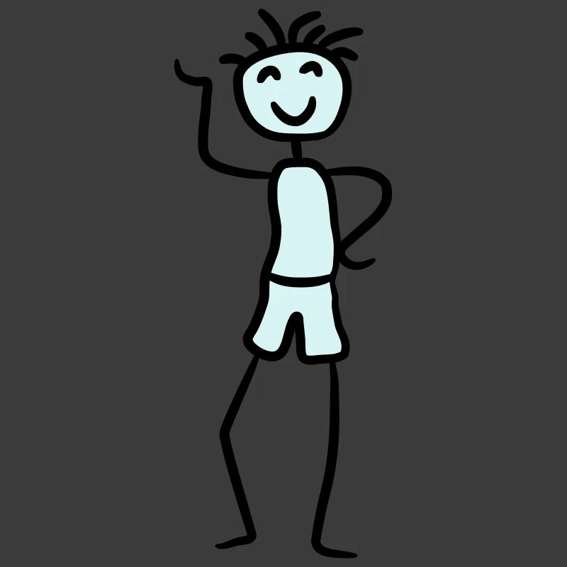 Glücklicher cooler Junge