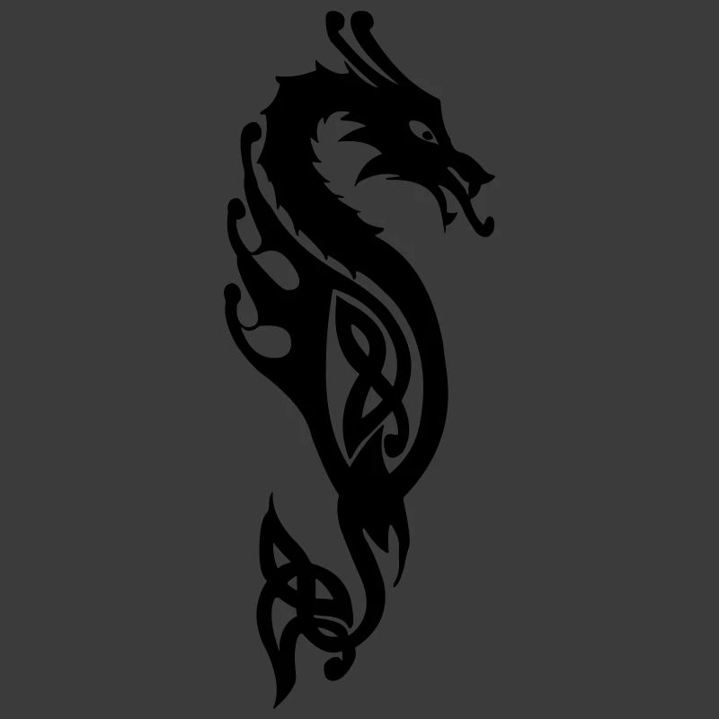 Monströse Seeschlange oder Drachenvektor