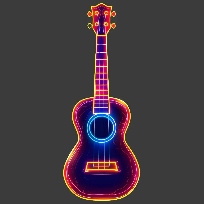 Retro Ukulele Synthwave