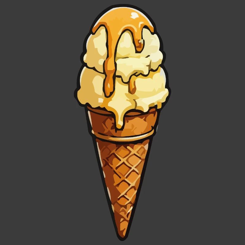 Cornet de glace Caramel Rip