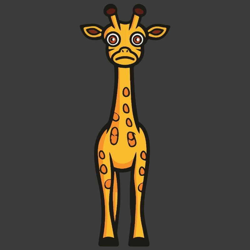 Giraffe Halloween Comic Lustig