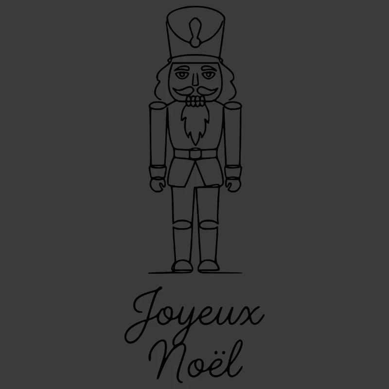 Joyeux Noel weihnachticher Nussknacker 