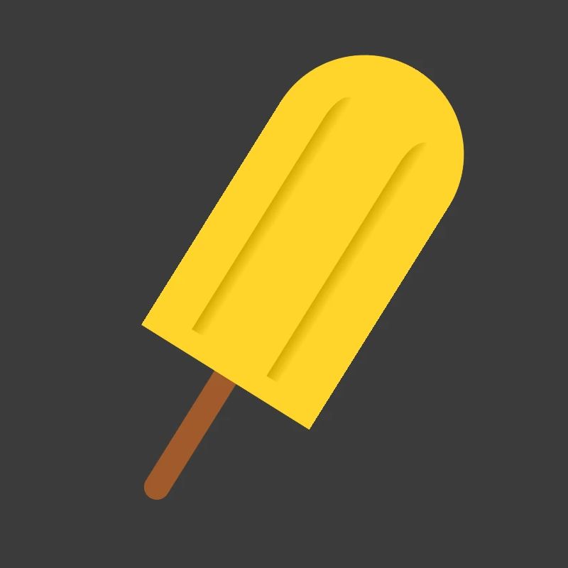 Popsicles in comic style summer