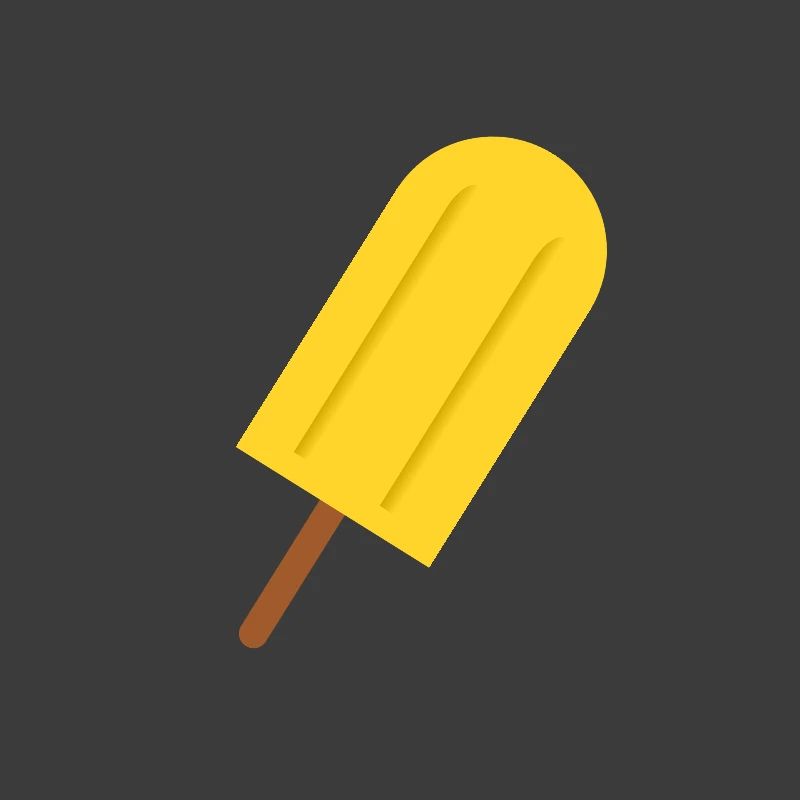 Popsicles in comic style summer